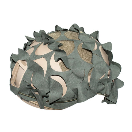 3D Camo Net Airsoft Helmet Cover Laser Cut Nylon Drawstring Helmet