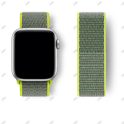 Nylon Loop For Apple Watch Band 44mm 40mm 45mm 41mm 42mm 38/45 mm