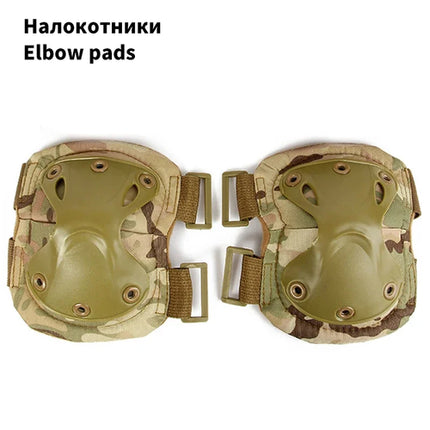 Tactical Knee Pad Support Elbow Protector CS Military Army Airsoft