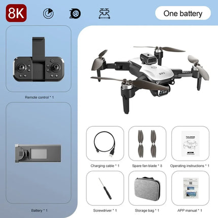 New S2S Drone 8K Professional HD Dual Camera Brushless Obstacle