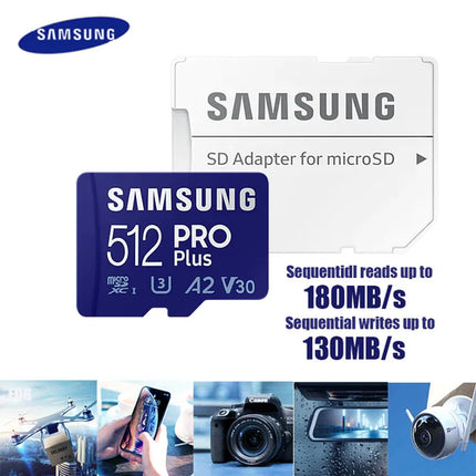 SAMSUNG Original Memory Card 64GB/U1/128GB/256GB/512GB SDXC Micro
