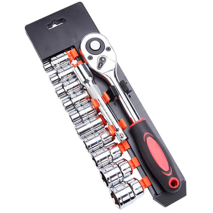 AIRAJ 12PCS Ratchet Socket Wrench Multifunctional Wrench for
