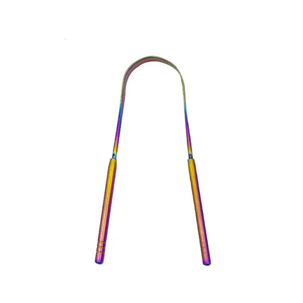 4 Colors Stainless Steel Tongue Scraper U-shaped Metal Fresh Breath