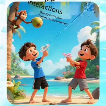 New Outdoor Portable EDC Double-sided Reverse Water Gun Prank Reverse