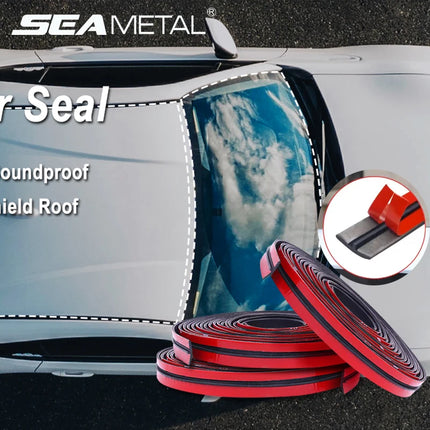 SEAMETAL Car Rubber Seals Edge Sealing Strips Auto Roof Windshield Car