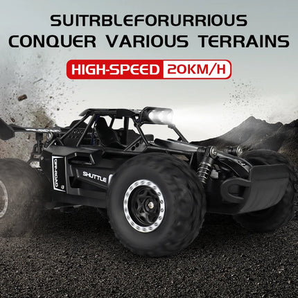 ZWN 1:16/1:20 2.4G Model RC Car With LED Light 2WD Off-road Remote