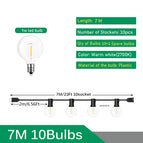 EU plug 220V / 7M 10 Bulbs