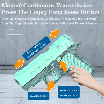 NEW M1911 Pistol Water Guns Toy Summer Pool Party Beach Shooting Games