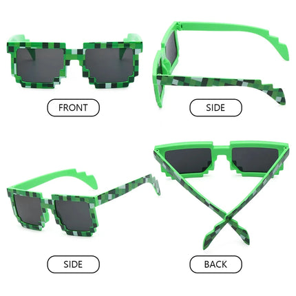 Kids and Adults Sunglasses Cosplay Action Game Peripheral Toy Square