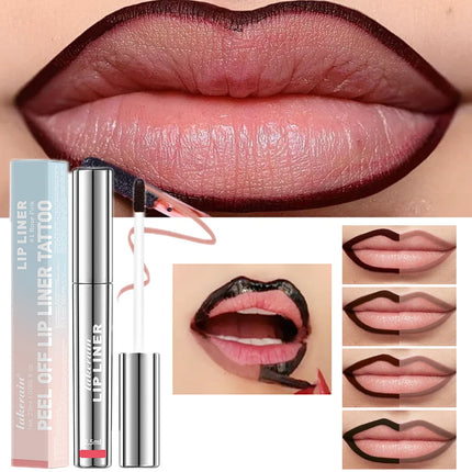 Waterproof Lip Liner Peel Off Tattoo Lipgloss Waterproof Long Lasting
