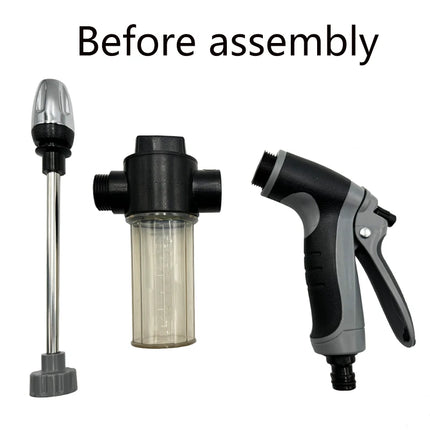 High Pressure Spray Water Gun Washing Garden Watering Hose Nozzle