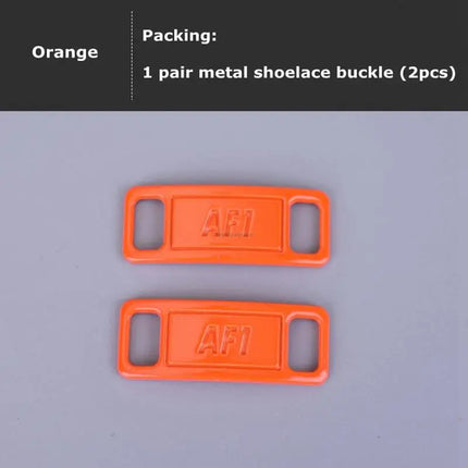 1Pair AF1 Diamond Shoe Charms Fashion Laces Buckle Quality Metal