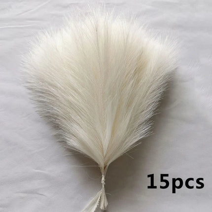 15pcs Artificial Pampas Grass Flower Bouquet For Home Wedding