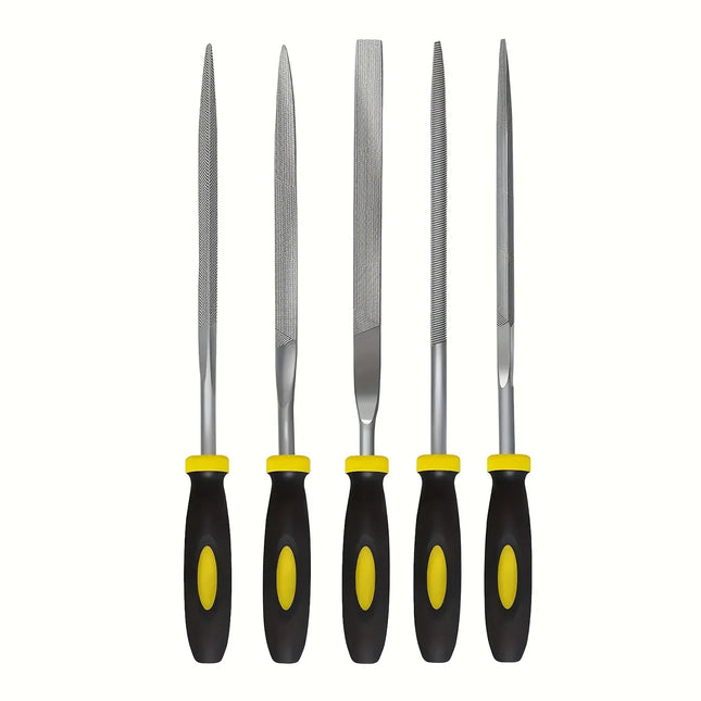 Premium Needle File Set - High-Carbon Steel Files with Non-Slip