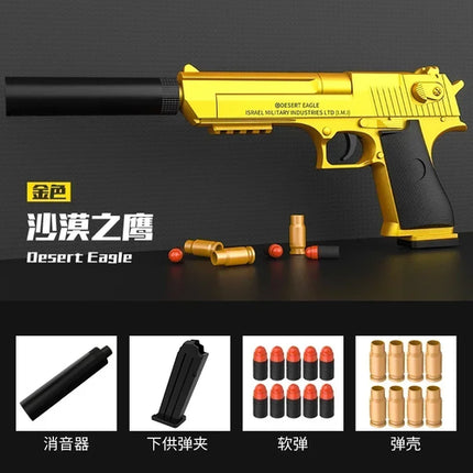M1911 Soft Bullet Toy Gun Foam Ejection Toy Foam Darts Christmas Gift