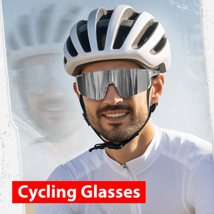 SCVCN New Outdoor Cycling Sunglasses Men Road Driving Bike Glasses