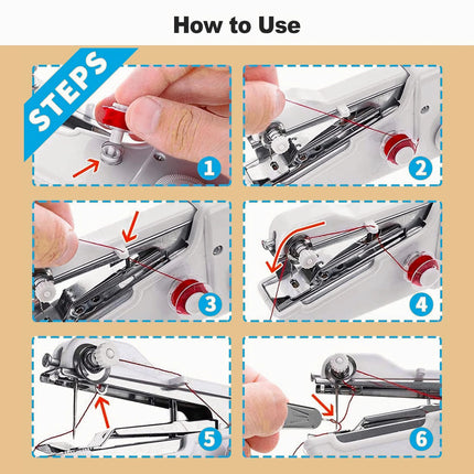 Mini Handheld Sewing Machine, Quick Sewing Portable Sewing Machine,