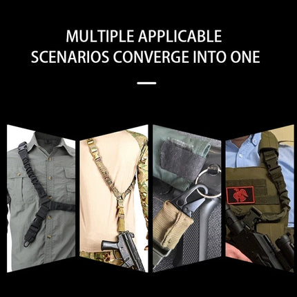 Tactical Gun Sling Military Shooting Adjustable 3 Point Bungee Airsoft
