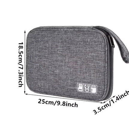 NNBILI Cable Storage Bags System Kit Case USB Charger Data phone