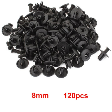 8mm/6mm Plastic Rivets Fasteners Screw Car Fender Bumper Screws Clips