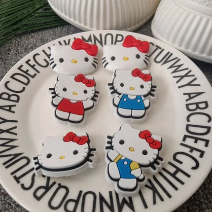 MINISO Sanrio Hello Kitty Shoe Charms DIY Detachable Hole Shoes