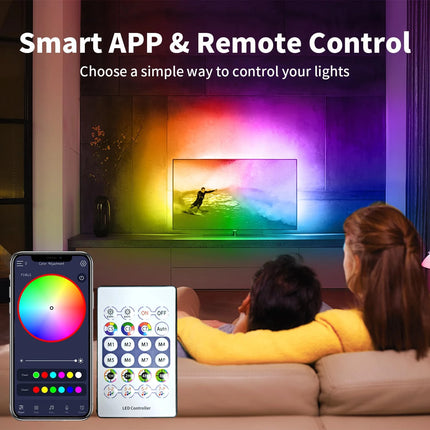 5V neon strip lamp, RGBIC Bluetooth neon Led strip lamp, 2M, 2M 3M 5M