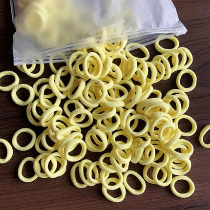 50/100Pcs Hair Bands for Children Colorful Nylon Scrunchie Hair Ties