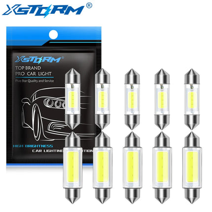 10Pcs C5W C10W LED Bulb Canbus 31mm 36mm 39mm 41mm Festoon Led Car
