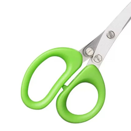 Multi-functional Stainless Steel 3/5 Layer Kitchen Scissors Pepper
