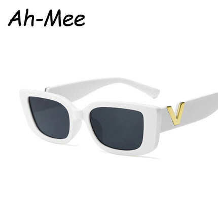 Fashion Rectangle Sunglasses Women Luxury Brand Vintage Small Frame