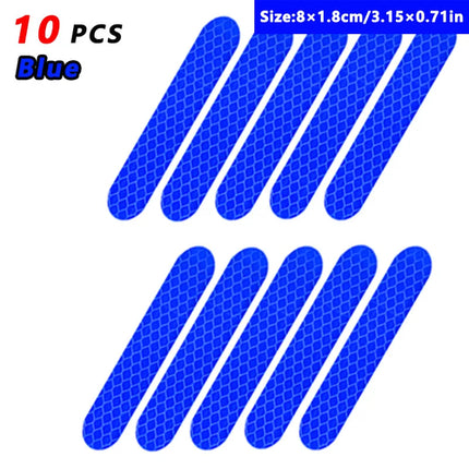 Car Wheel Hub Reflective Stripes Door Safety Opening Warning Sticker