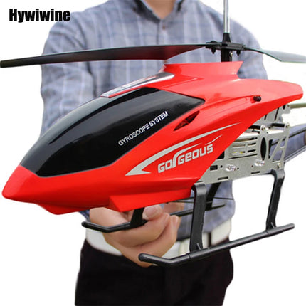 Rc Helicopter With Remote Control Extra Durable Big Plane Toy For Kids