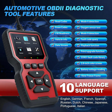 V519 Professional obd2 Scanner Diagnostic Tool EML327 OBD II Car