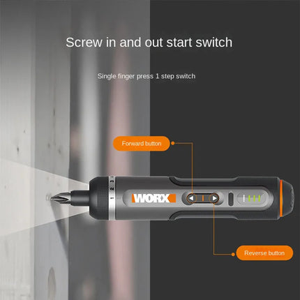 WORX WX242 Mini Electrical Screwdriver Set Smart Cordless Electric