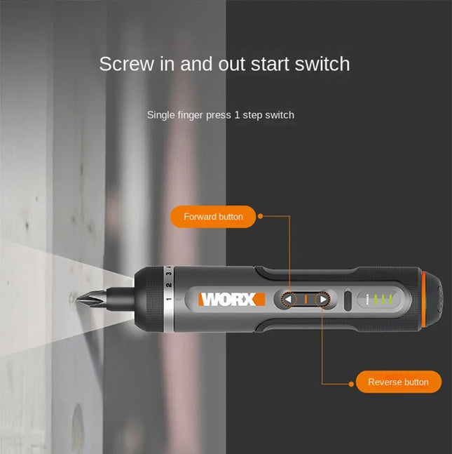 WORX WX242 Mini Electrical Screwdriver Set Smart Cordless Electric