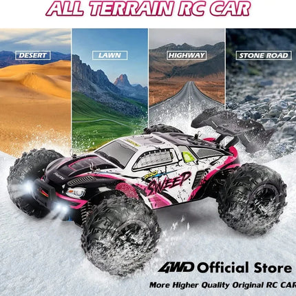 4WD Remote Control Car Off Road 4x4 RC High Speed Buggy Truck Super