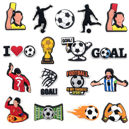 Sprot Soccer Football Shoe Charms Pin for Crocs Accessories Charms