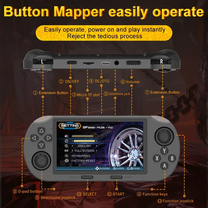 Handheld game consoles support emulators MAME,PS1, FC, SFC,MD.GB, GBC,