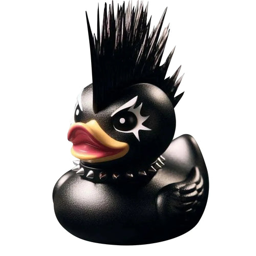 Goth Satanic Duck Gothic Cyberpunk Aviator Resin Punk Ducks Statue