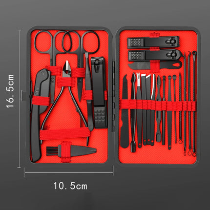 7/10/12/18/20/24PCS Set Professional Manicure Set Kits Stainless Steel