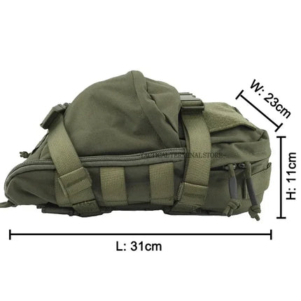 Tactical Hydration Pack Plate Carrier Molle Backpack Back Panel