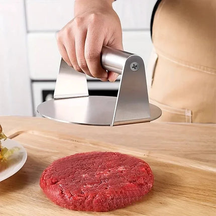 Stainless Steel Smash Burger Press Hamburger Patties Meat Masher