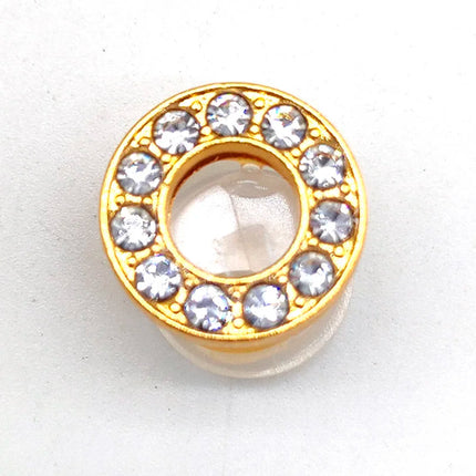 1-26Pcs Fashion Gold Letters Metal Shoe Charms Accessories Garden Shoe