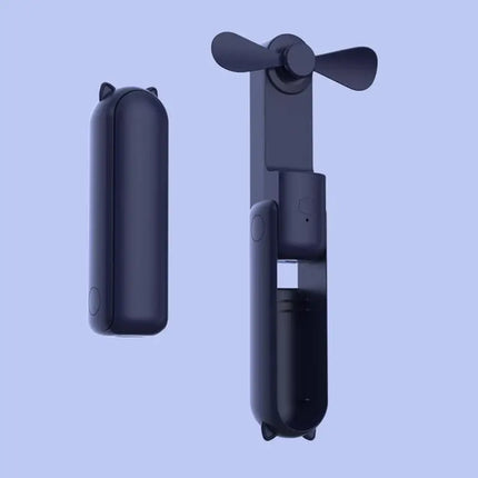 Portable Folding Electric Fan 3-in-1 Mini Handheld Cooling Fan