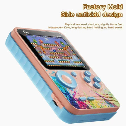 G5 Retro Handheld Game Console With 500 Classic Games 3.0Inch Screen