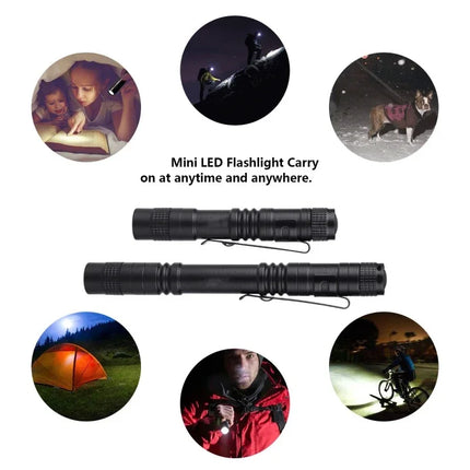 Mini Portable LED Pen Light Pocket Ultra Bright High Lumens Handheld