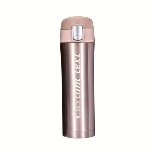 Personalized Laser Engraved Name Insulated Bottle with Lock Lid