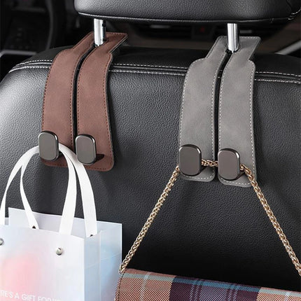 2 in 1 Car Hook For Car Rear Seat Back Hooks Headrest Hanger Clip