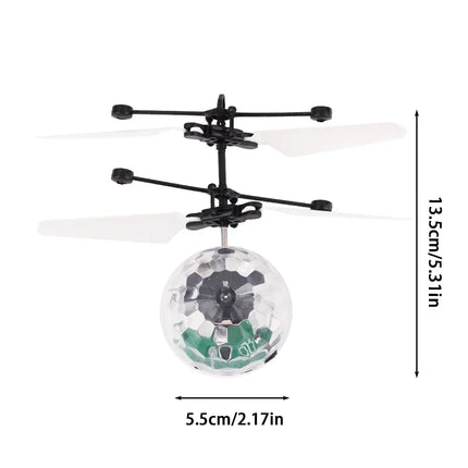 Led Light Suspension Crystal Ball Infrared Induction RC Gesture