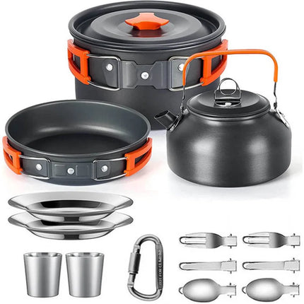 Camping Cooking set Camping Cookware Travel Tableware Outdoor Picnic
